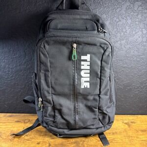 Thule Crossover 25L Laptop Backpack Black Nylon SafeZone TCBP-117